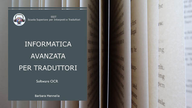 Software OCR per traduttori - SSIT - Scuola Superiore per Interpreti e traduttori di Pescara